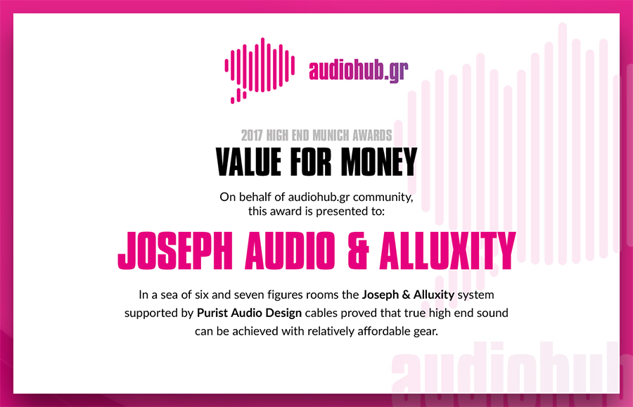 Value For Money_Joseph Audio and Alluxity.jpg